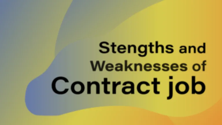 Contract job